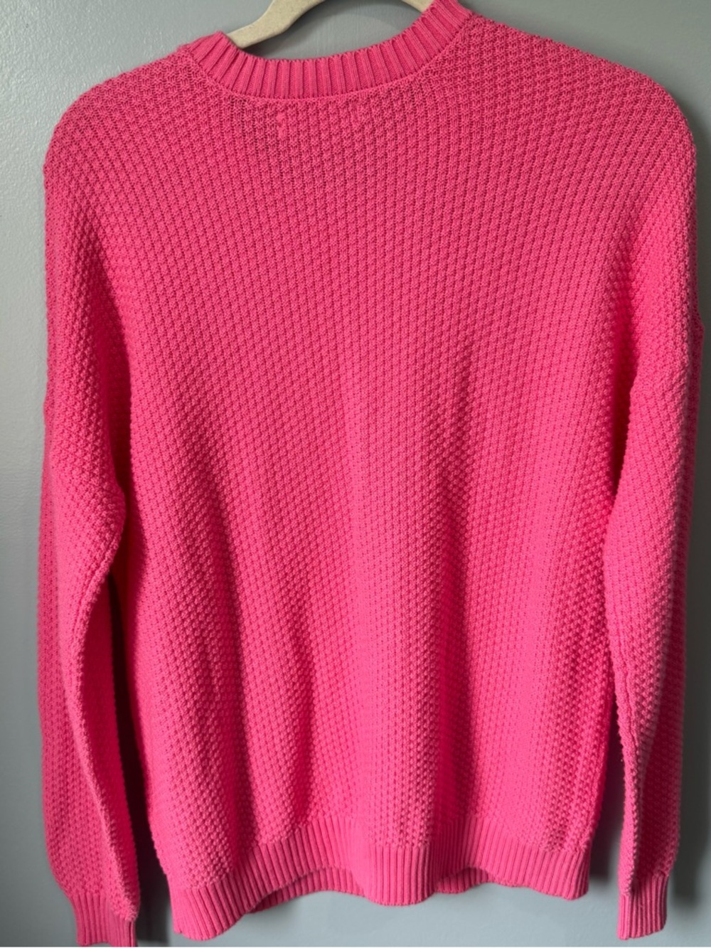 Hollister Barbie Pink Oversized Cable Knit Sweater Size XS - Picture 4 of 4